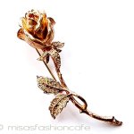 アンティークジュエリー 美女と野獣　ローズ