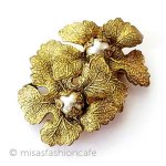 アンティークジュエリー フランス製お花ブローチ アンティークジュエリー フランス製お花ブローチ