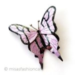 アンティークジュエリー エナメル蝶ブローチ アンティークジュエリー エナメル蝶ブローチ