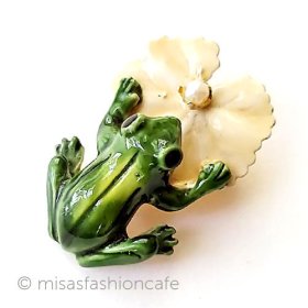 ヴィンテージ　 Robert 蛙カエル　ブローチ