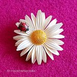 象牙アイボリー12Kgf刻印 デイジー花てんとう虫