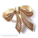 Trifari トリファリ 金リボン ブローチ Trifari トリファリ 金リボン ブローチ