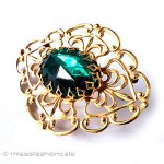 ミリアムハスケル刻印 ビジュー ブローチ ミリアムハスケル刻印 ビジュー ブローチ