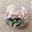（画像用） ヴィンテージアクセサリー ローズブーケ花ブローチ