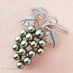 アンティーク ブローチ スターリング銀製 ぶどう アンティーク ブローチ スターリング銀製 ぶどう