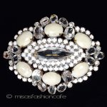 チェコ製ガラスブローチ