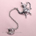 カップ＆ソーサー＆ポット 午後の紅茶　ブローチ