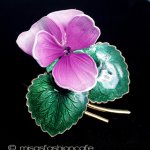 パンジー・すみれブローチ