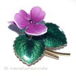 （画像用） パンジー・すみれブローチ