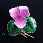 パンジー・すみれブローチ