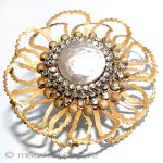 ミリアムハスケル刻印 バロックパールの花