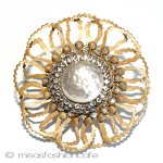 ミリアムハスケル刻印 バロックパールの花