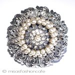 ミリアムハスケル刻印 バロックパールブローチ