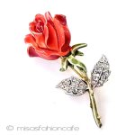 ヴィンテージジュエリー Kramer　ローズの花