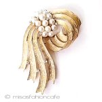 ヴィンテージジュエリー トリファリ パールリボン ヴィンテージジュエリー トリファリ パールリボン