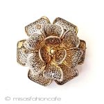 アンティークジュエリー 800銀製お花ブローチ アンティークジュエリー 800銀製お花ブローチ