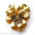 ヴィンテージアクセサリー トリファリ パンジーの花 ヴィンテージアクセサリー トリファリ パンジーの花
