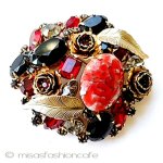 アンティークジュエリー クリスタルお花ブーケ アンティークジュエリー クリスタルお花ブーケ