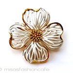 ヴィンテージジュエリー トリファリ ハナミズキ ヴィンテージジュエリー トリファリ ハナミズキ