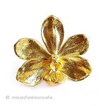 ブローチ兼ペンダント 22Kgp 胡蝶蘭のお花