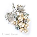 アンティークジュエリー パールぶどう ブローチ アンティークジュエリー パールぶどう ブローチ