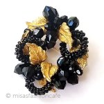 DeMario刻印ブローチ クリスタル・リース