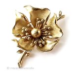 Trifari トリファリ 野ばら ブローチ Trifari トリファリ 野ばら ブローチ