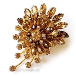 ミリアムハスケル ガラスの花ブローチ ミリアムハスケル ガラスの花ブローチ