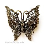 アンティークジュエリー　 Sandor　蝶ブローチ