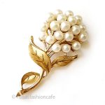 Trifari トリファリ あじさい花ブローチ Trifari トリファリ あじさい花ブローチ