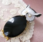 Original By Robert ふくろう　ブローチ