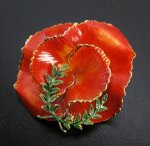 Original By Robert　 ポピー　ブローチ