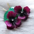 （画像用） パンジー・すみれ　ブローチ