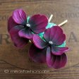 （画像用） パンジー・すみれ　ブローチ