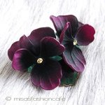 パンジー・すみれ ブローチ