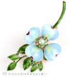 Original By Robert　 ハナミズキの花ブローチ