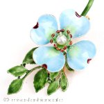 Original By Robert　 ハナミズキの花ブローチ