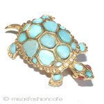 ＳＷＯＢＯＤＡ・スワボダ 天然石ターコイズのカメ