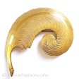 （画像用） ミリアムハスケル フェザー金羽ブローチ