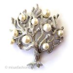 ヴィンテージジュエリー トリファリ パールの木 ヴィンテージジュエリー トリファリ パールの木
