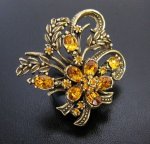 Coro コロ お花ブローチ