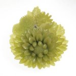 フラワー　カメオ　 セルロイド　ブローチ