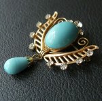 12K gf・Van Dell刻印 ブローチ兼ペンダント