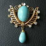 12K gf・Van Dell刻印 ブローチ兼ペンダント