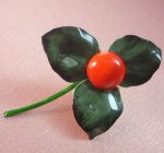 Original By Robert エナメル　ブローチ