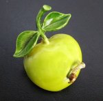 Original By Robert　　 青りんご　ブローチ