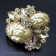 （画像用） バロックパール花ブローチ
