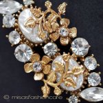 バロックパール花ブローチ