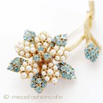 BSK お花ブローチ