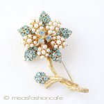 BSK お花ブローチ